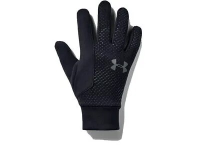 Мужские перчатки Under Armour Core Liner — 1349505-001 — черный/угольно-серый/угольно-серый
