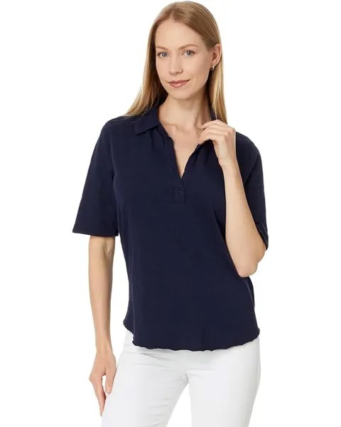 Футболка Mod-o-doc Half Sleeve Easy Polo Tee, цвет Navy Licorice