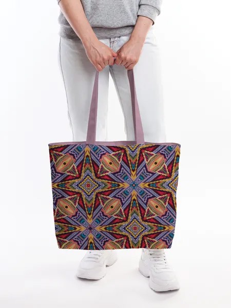 Текстильная женская сумка на молнии для пляжа и фитнеса bsz_413935 JoyArty