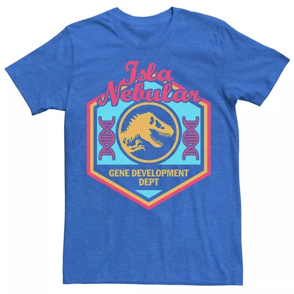 Мужская футболка Isla Nebular Gene Dept. Badge Jurassic World