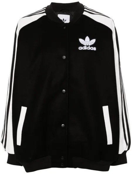 Adidas бомбер оверсайз SST Oversized VRCT, черный