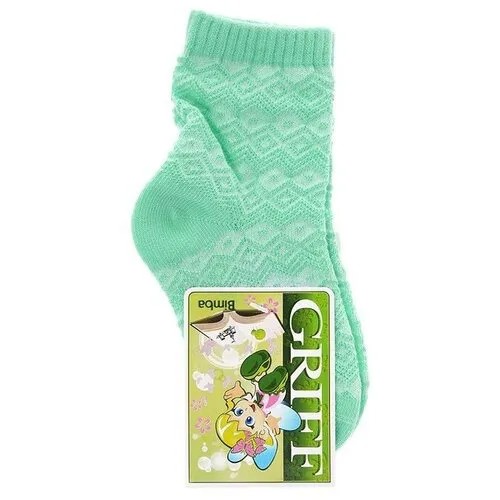 Носки Griff для девочек, размер 23-26, зеленый