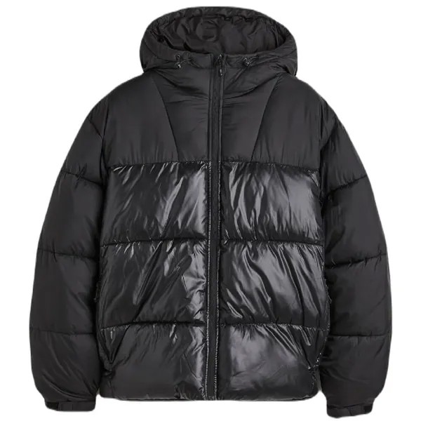 Куртка H&M Water-repellent Puffer, черный