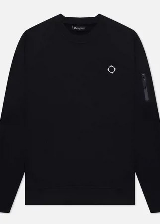 Мужская толстовка MA.Strum Tech Fleece Crew Neck, цвет чёрный, размер S