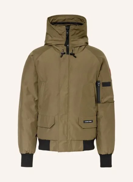 Чилливак пуховик Canada Goose, зеленый