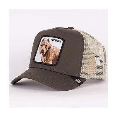 Шляпа GOORIN BROS Animal Farm Trucker Hats Animals Pit Bull Green Pitbull
