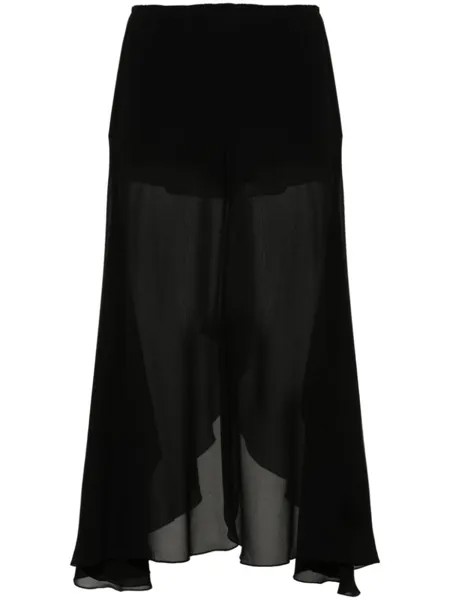 Chloé укороченные брюки gerogette, черный
