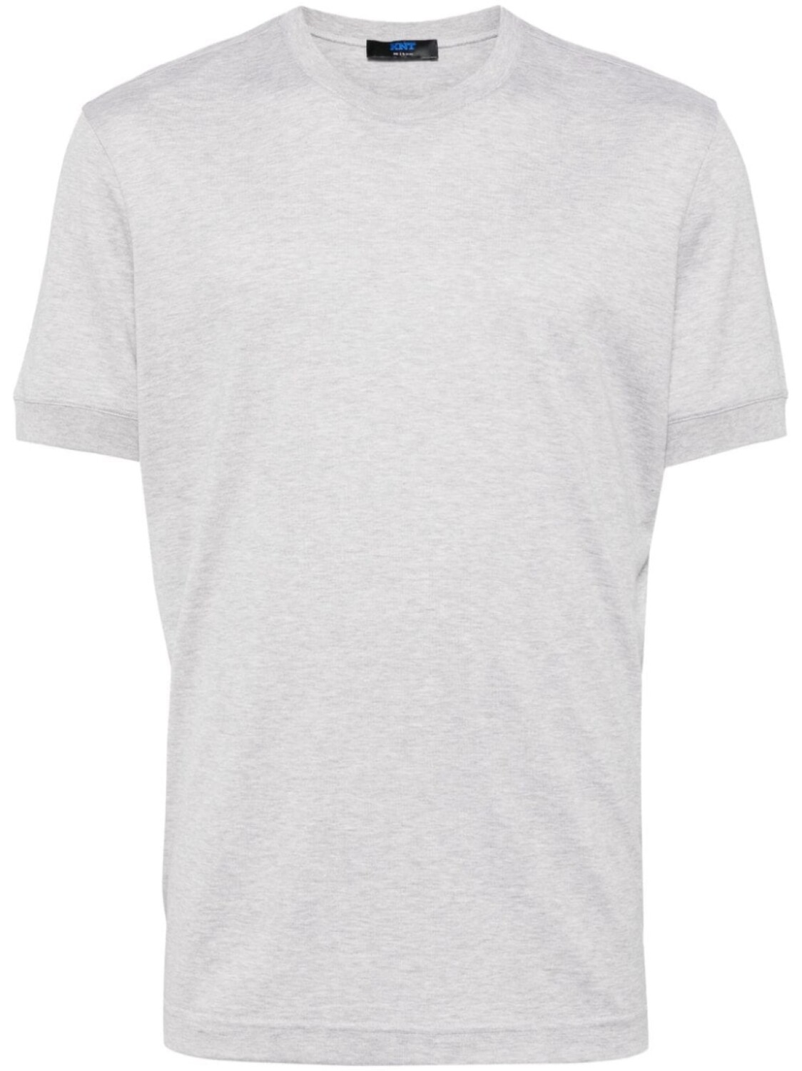 Kiton футболка из хлопка с круглым вырезом, серый