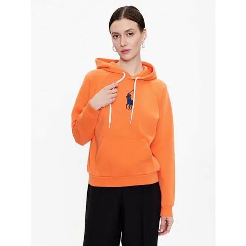 Худи Polo Ralph Lauren, размер S [INT], оранжевый