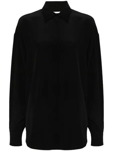 Moschino шелковая рубашка, черный