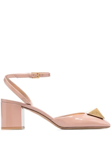 Valentino Garavani лакированные туфли One Stud 65, розовый