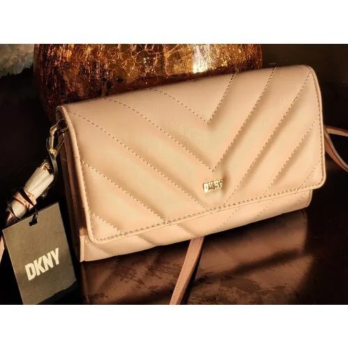 Сумка  кросс-боди DKNY, коричневый