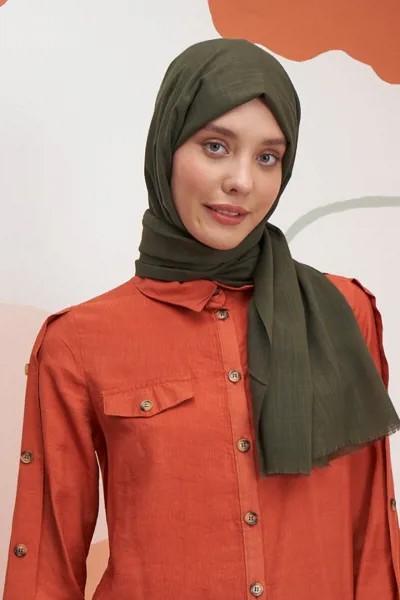 Палантин женский MADAME POLO 4349, хаки (доставка из-за рубежа)