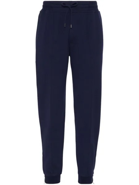 Brunello Cucinelli прямые спортивные брюки, синий