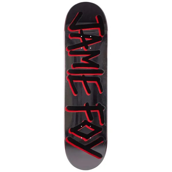 Дека для скейтборда DEATHWISH Jf Gang Name Deck Silver 8 дюйм