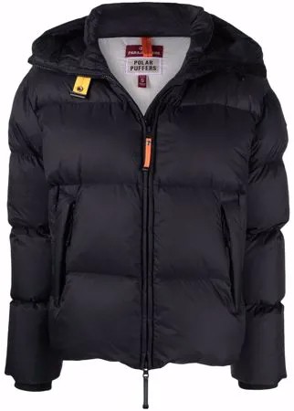 Parajumpers пуховик с капюшоном и нашивкой-логотипом