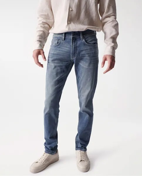 Узкие мужские джинсы синего цвета Salsa Jeans, синий