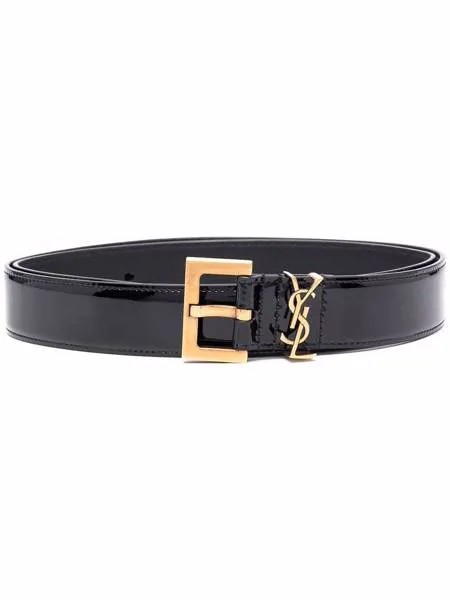 Saint Laurent ремень с монограммой