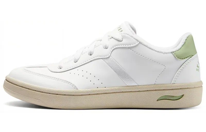 Кроссовки Skechers Modern Comfort Skateboarding Shoes Women's Low-top White/green, зеленый