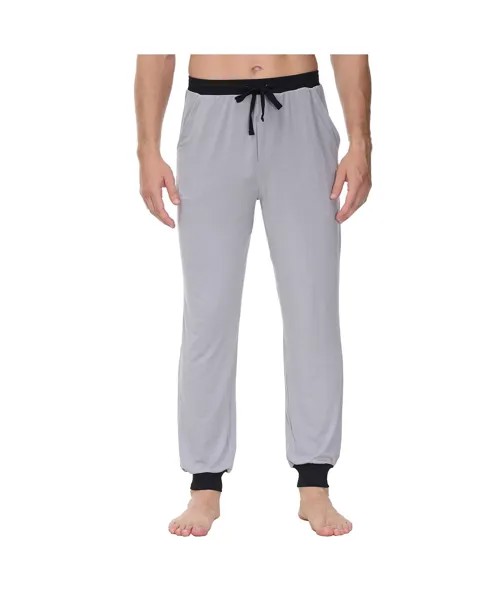 Мужские пижамные штаны с контрастной отделкой и сохранением тепла INK+IVY