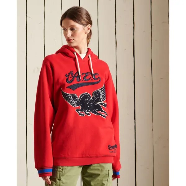 Худи Superdry Collegiate, красный