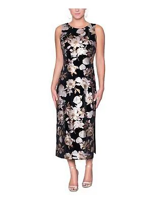 RACHEL RACHEL ROY Женское черное вечернее платье-футляр макси без рукавов с круглым вырезом M