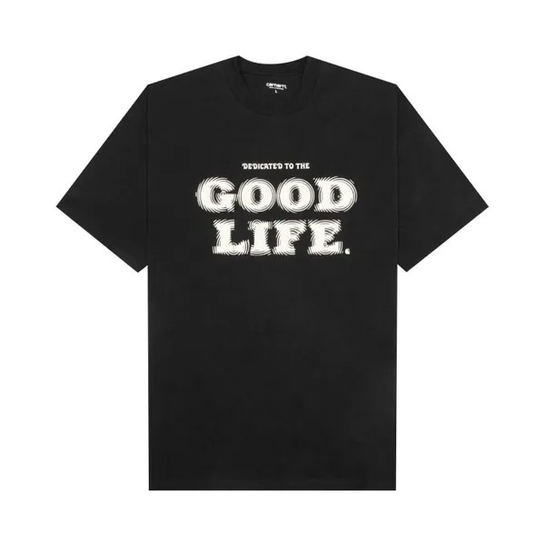 Футболка Carhartt WIP Short-Sleeve Mist T-Shirt, черный