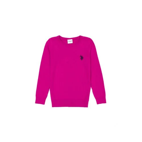 Джемпер U.S. POLO ASSN., размер 11-12, розовый, фиолетовый