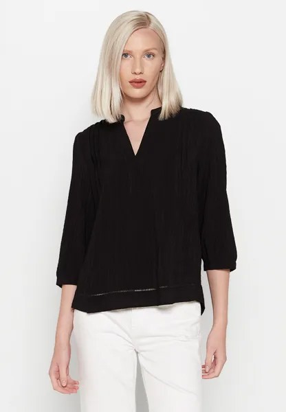 Блузка s.Oliver БЛУСЕН, РУКА 3/4, цвет grey black