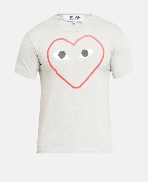 Футболка Comme des Garçons, светло-серый