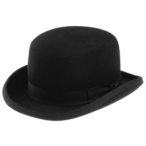 Шляпа котелок CHRISTYS арт. FASHION BOWLER cwf100005 (черный), Размер:55