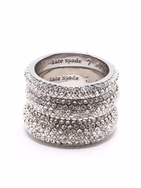 Kate Spade кольцо с кристаллами