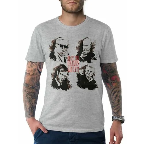 Футболка Design Heroes, размер 2XL, серый