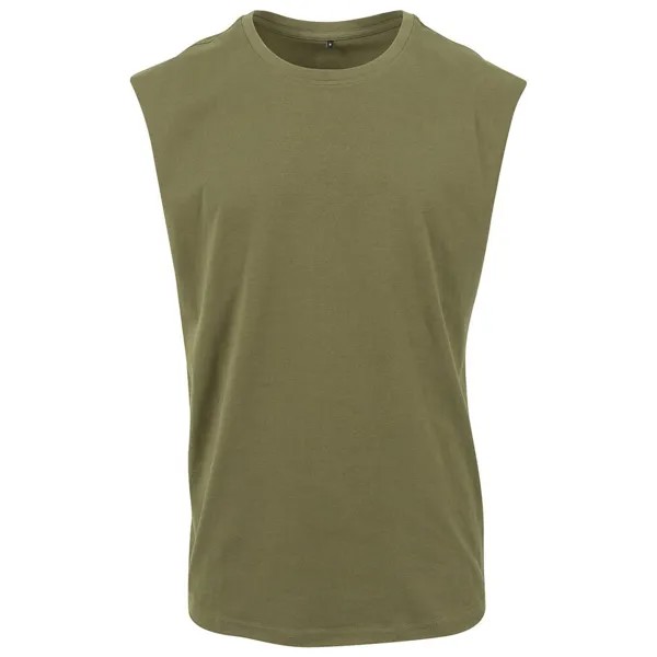 Футболка Build Your Brand BY049 sleeveless T-shirt, зеленый