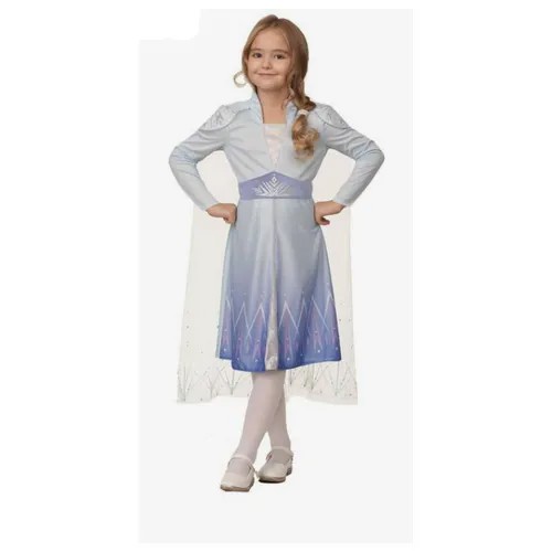 Карнавальный костюм «Эльза 2», платье, р. 32, рост 128 см