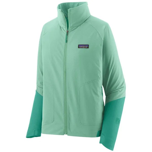 Куртка Patagonia R1 CrossStrata, бирюзовый