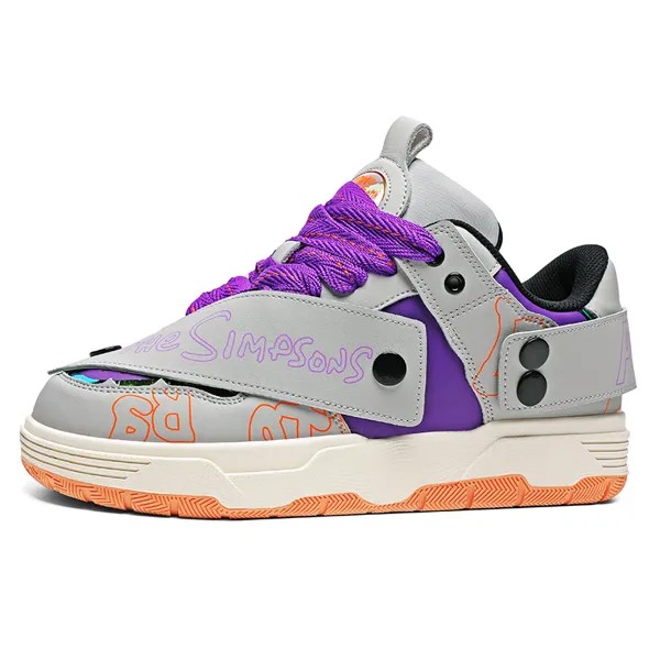 Кроссовки The Simpsons Lifestyle Shoes Unisex High-top, белый