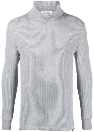 Thom Browne джемпер в рубчик с высоким воротником