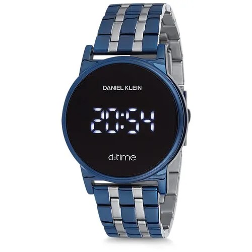 Наручные электронные часы DANIEL KLEIN 12208-2, кварцевые, сенсорные, с датой, на металлическом браслете, для женщин, для мужчин