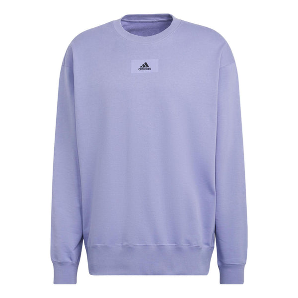 Толстовка Men's adidas Fv Swt Sports Round Neck Pullover Light Purple, фиолетовый