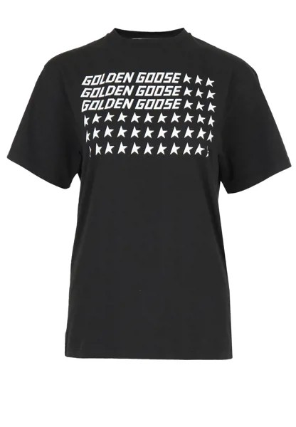 Футболка женская Golden Goose 112017 черная XS