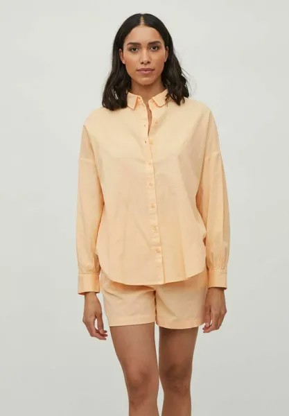 Рубашка Vila Loose Fit , светло-персиковый