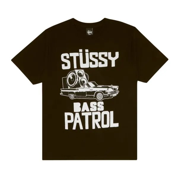 Футболка Stussy Bass Patrol 'Black', черный
