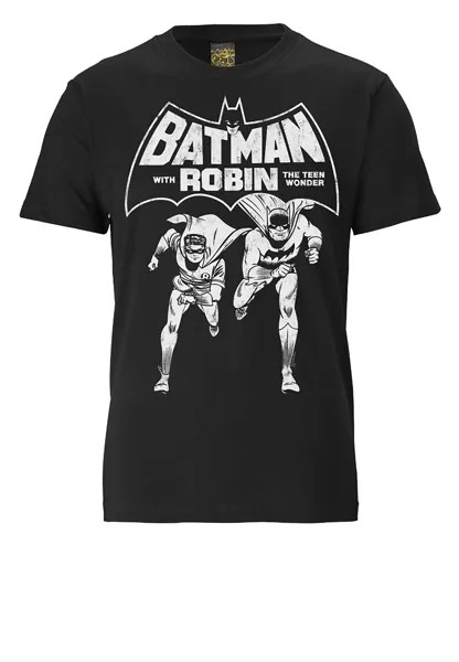 Рубашка LOGOSHIRT Batman & Robin - Teen Wonder, черный