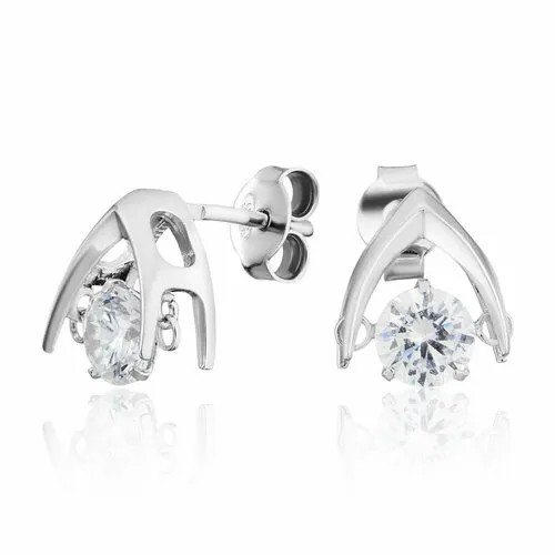 Серьги Ювелир Карат 2129117/9, серебро, 925 проба