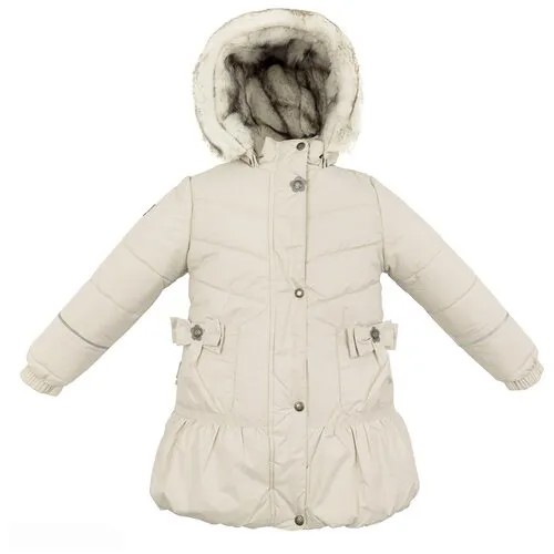 Пальто для девочек ALINA K19433-101, Kerry, Размер 110, Цвет 101-крем