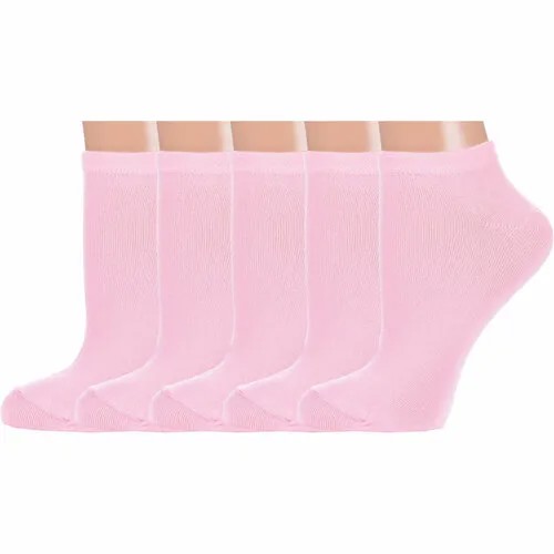 Носки Красная Ветка, 5 пар, размер 23-25, розовый