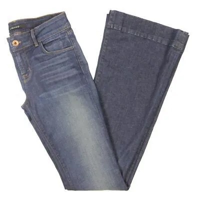 Женские расклешенные джинсы Lovestrory Blue Aura Wash с низкой посадкой 28 BHFO 0292