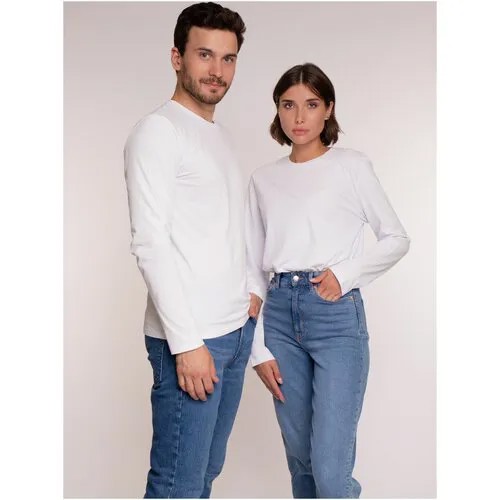 Лонгслив Uzcotton, размер 42-44\XS, белый