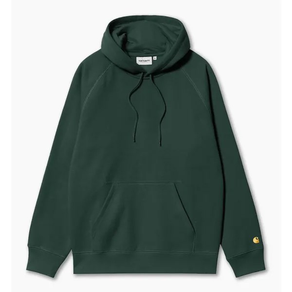 Худи CARHARTT WIP Hooded Chase Sweatshirt Discovery Green / Gold